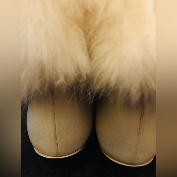 Vintage Dorndorf German Genuine Leather upper and fur ankle boots Ladies 3.5 - Picture 4 of 10